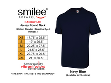 Load image into Gallery viewer, BASIC JERSEY ROUND NECK (NAVY BLUE)