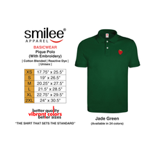Load image into Gallery viewer, BASIC PIQUE POLO (JADE GREEN) WITH EMBROIDERY