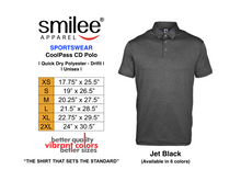 Load image into Gallery viewer, COOLPASS CD POLO (JET BLACK)