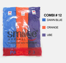 Load image into Gallery viewer, PACK OF 3 SHIRTS (BASIC JERSEY ROUND NECK)