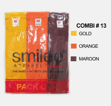 Load image into Gallery viewer, PACK OF 3 SHIRTS (BASIC JERSEY ROUND NECK)