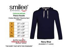 Load image into Gallery viewer, FLEECE HOODIE (NAVY BLUE)
