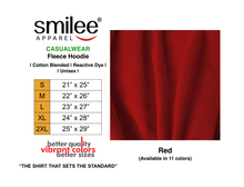 Load image into Gallery viewer, FLEECE HOODIE (RED)