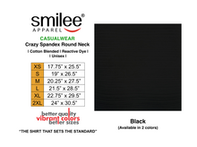Load image into Gallery viewer, CRAZY SPANDEX ROUND NECK (BLACK)