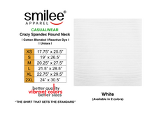 Load image into Gallery viewer, CRAZY SPANDEX ROUND NECK (WHITE)
