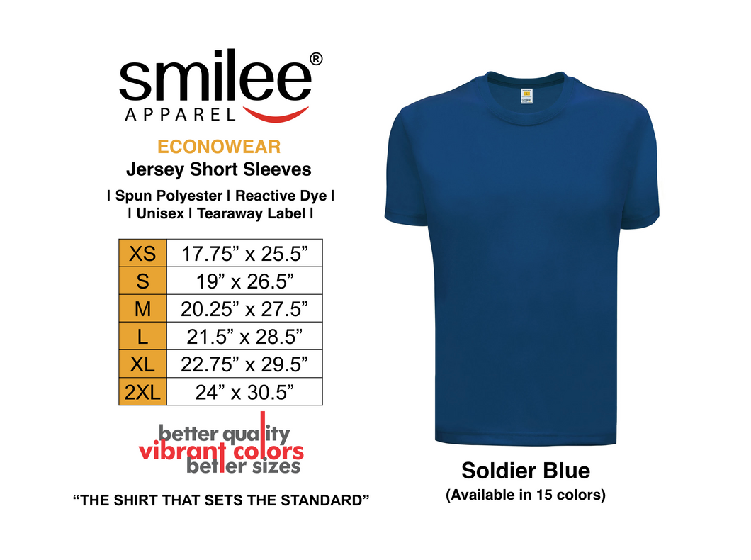 ECONO JERSEY SHORTSLEEVES (SOLDIER BLUE)
