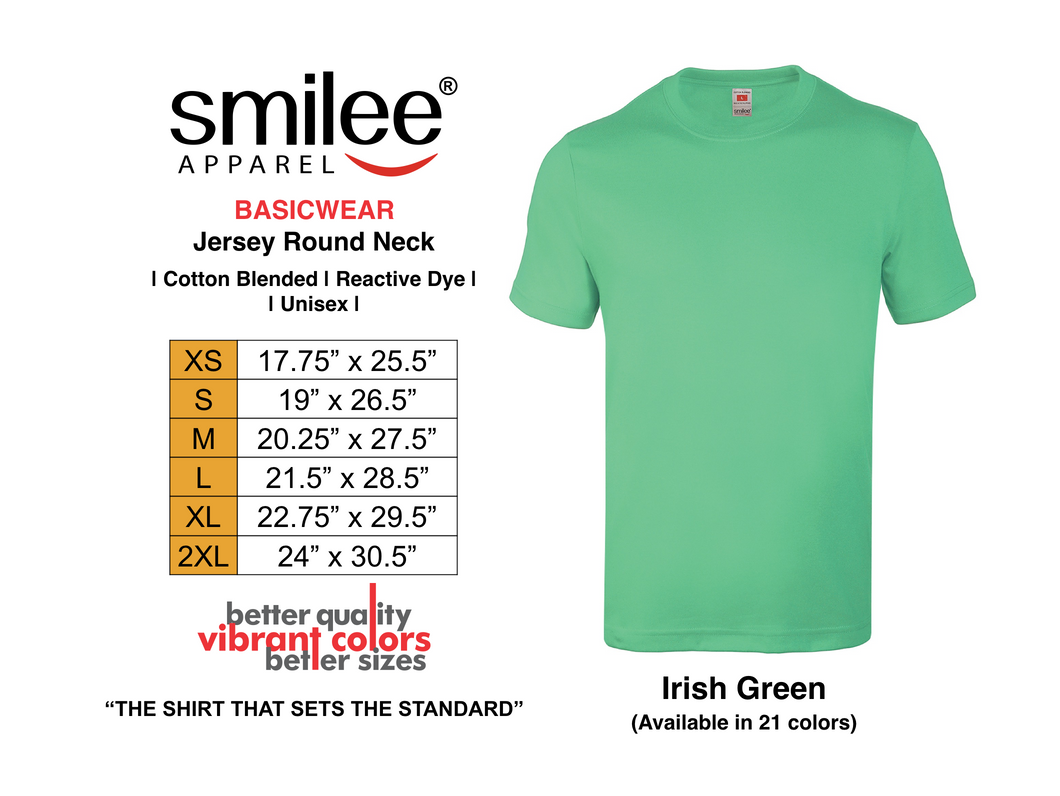 BASIC JERSEY ROUND NECK (IRISH GREEN)
