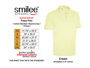 BASIC PIQUE POLO (CREAM)