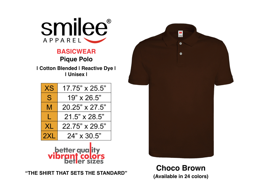 BASIC PIQUE POLO (CHOCO BROWN)