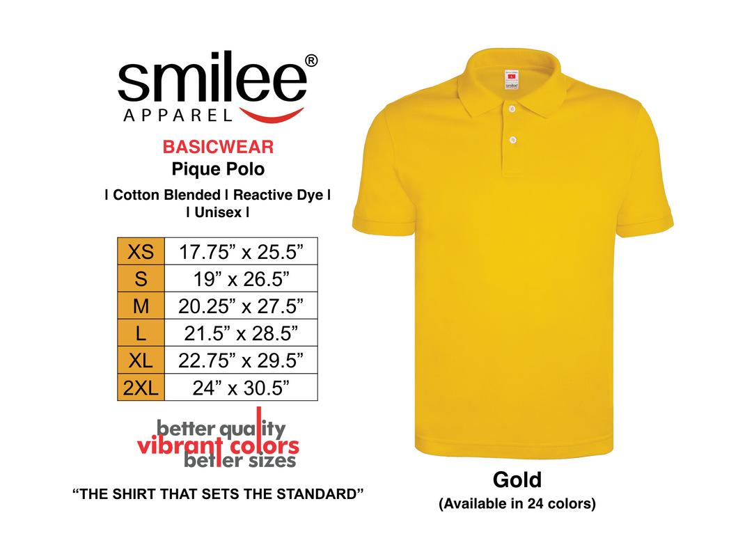 BASIC PIQUE POLO (GOLD)