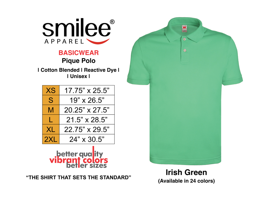 BASIC PIQUE POLO (IRISH GREEN)
