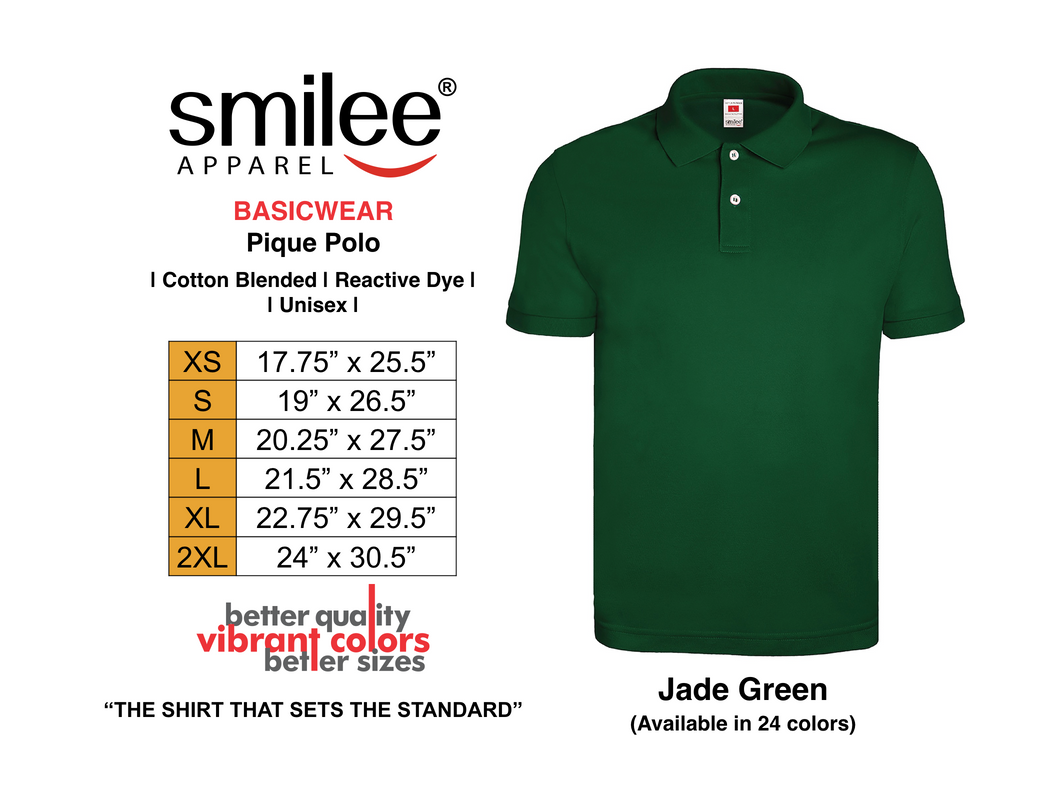 BASIC PIQUE POLO (JADE GREEN)