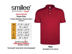 BASIC PIQUE POLO (RED)
