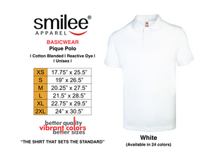 BASIC PIQUE POLO (WHITE)