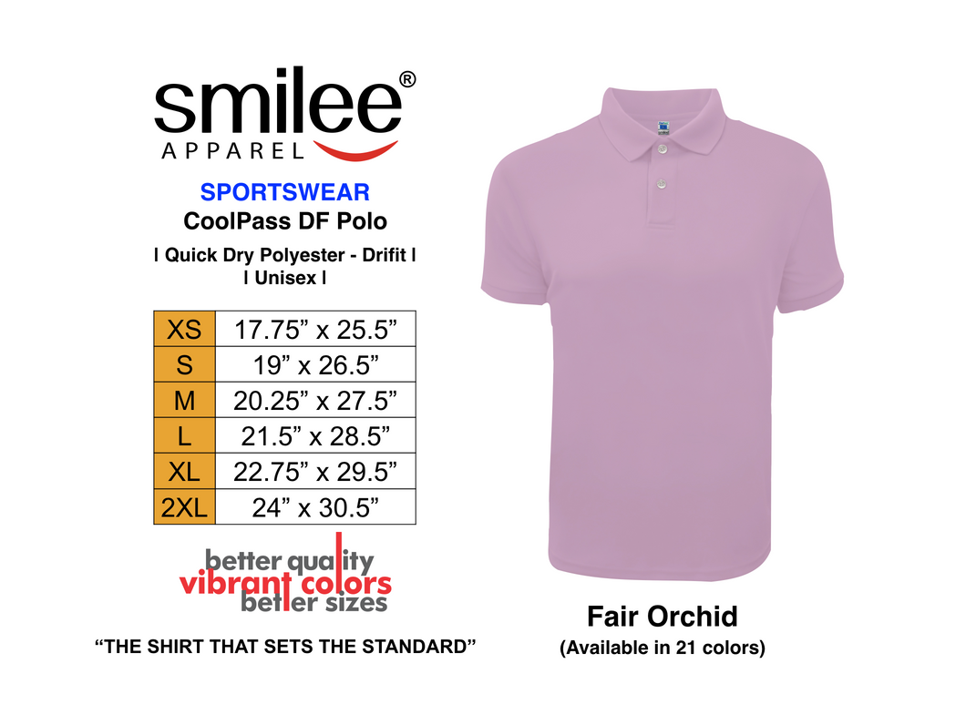 COOLPASS DF POLO (FAIR ORCHID)