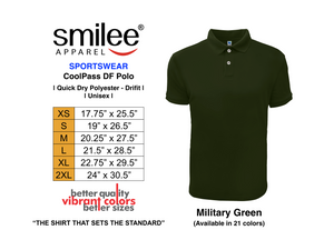 COOLPASS DF POLO (MILITARY GREEN)