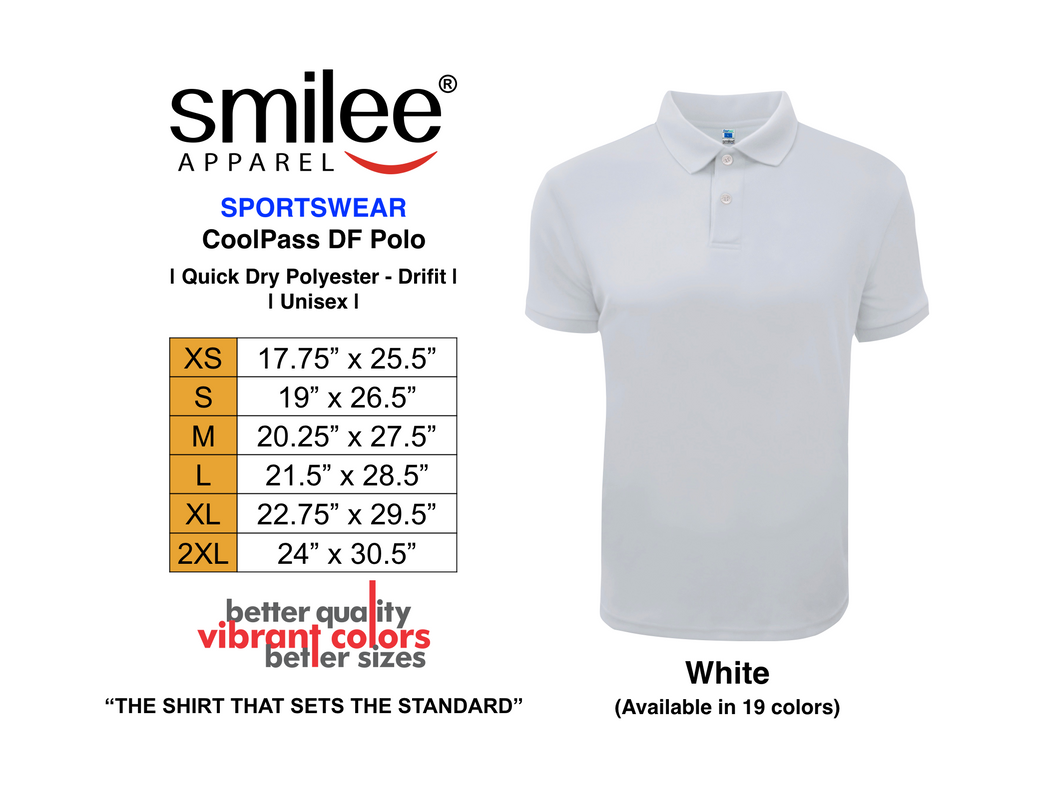 COOLPASS DF POLO (WHITE)