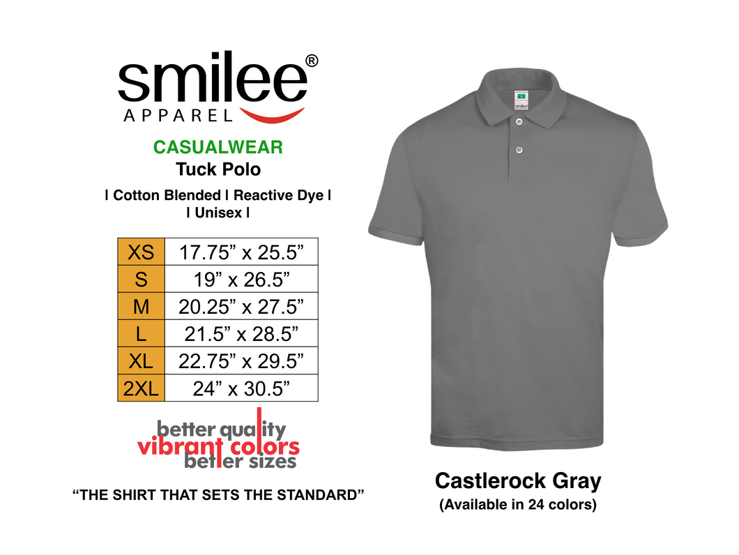 TUCK POLO (CASTLEROCK GRAY)