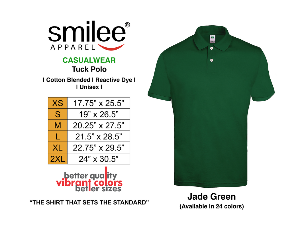 TUCK POLO (JADE GREEN)