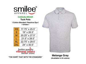 TUCK POLO (MELANGE GRAY)