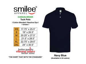 TUCK POLO (NAVY BLUE)