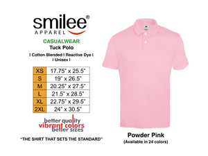 TUCK POLO (POWDER PINK)