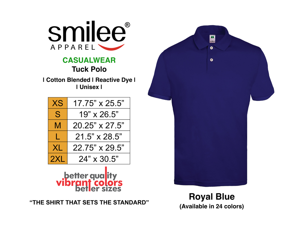 TUCK POLO (ROYAL BLUE)