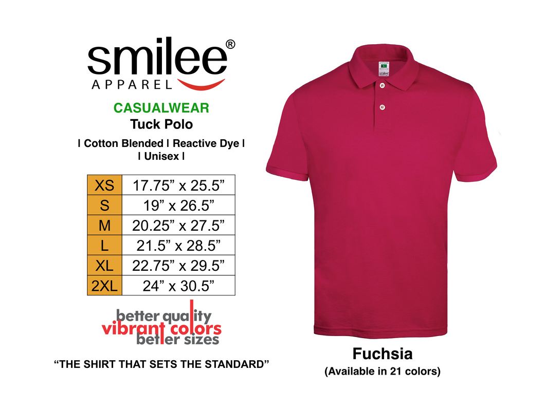 TUCK POLO (FUCHSIA)