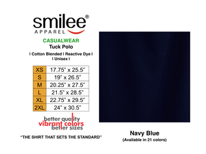 TUCK POLO (NAVY BLUE)