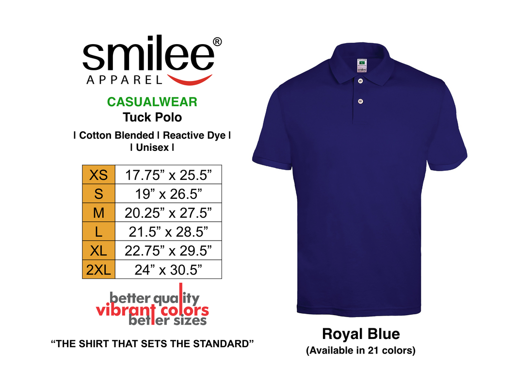 TUCK POLO (ROYAL BLUE)