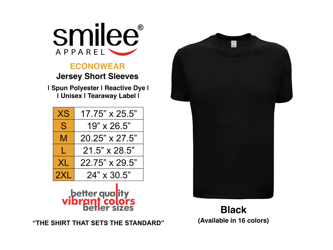 ECONO JERSEY SHORTSLEEVES (BLACK)