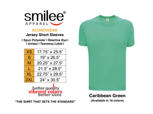 ECONO JERSEY SHORTSLEEVES (CARIBBEAN GREEN)