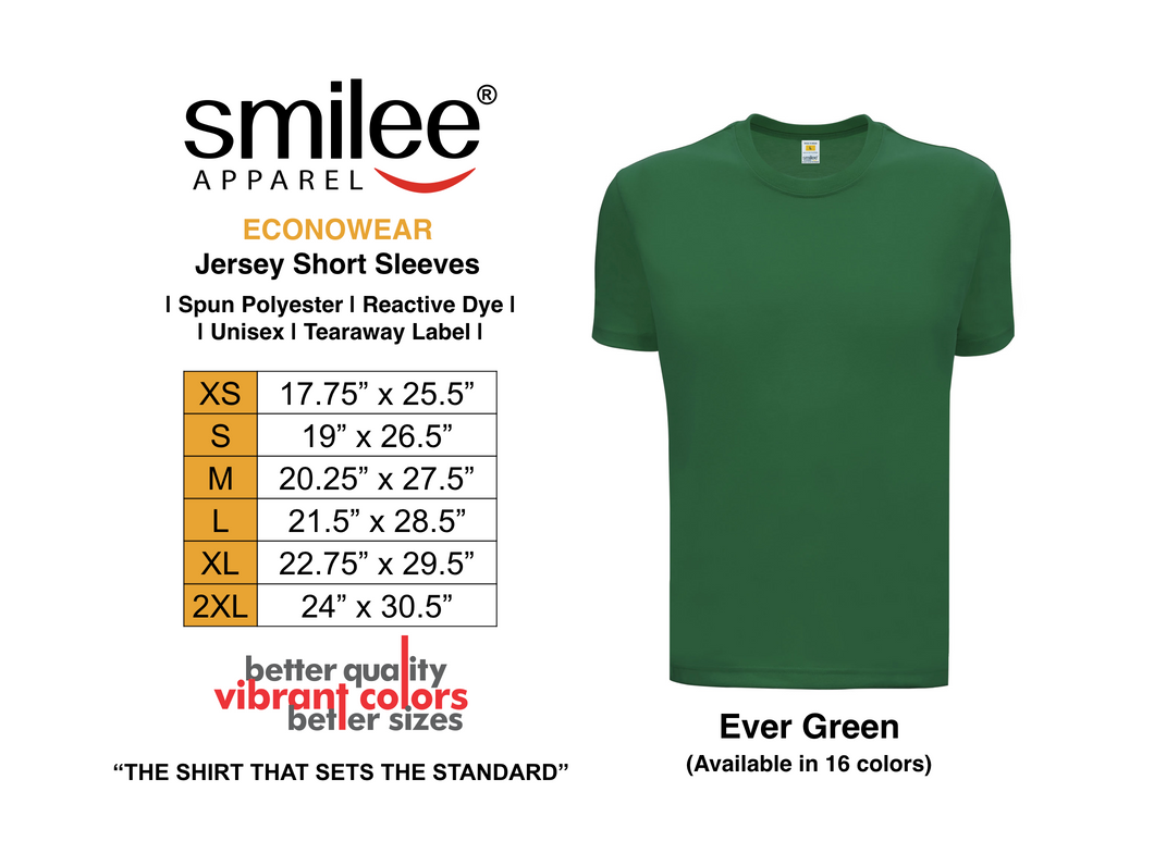 ECONO JERSEY SHORTSLEEVES (EVER GREEN)