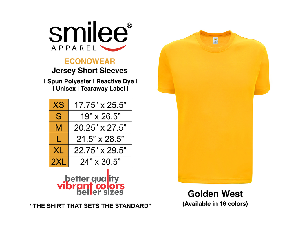 ECONO JERSEY SHORTSLEEVES (GOLDEN WEST)