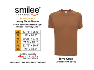 ECONO JERSEY SHORTSLEEVES (TERRA COTTA)