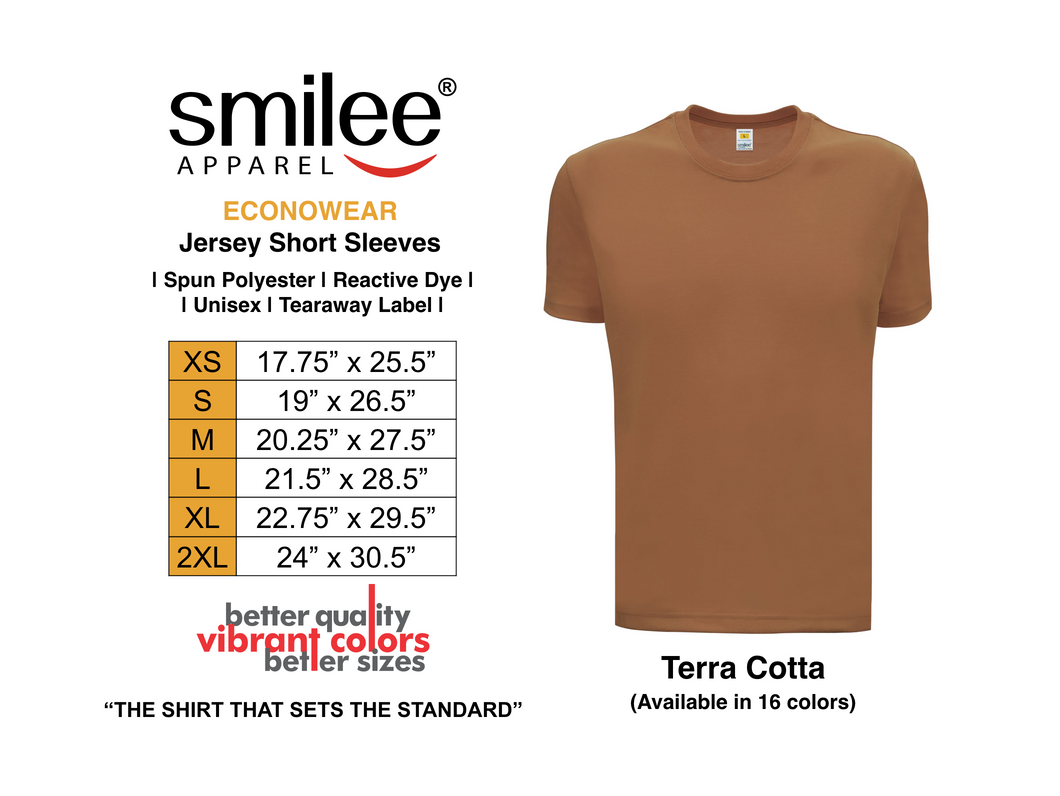 ECONO JERSEY SHORTSLEEVES (TERRA COTTA)