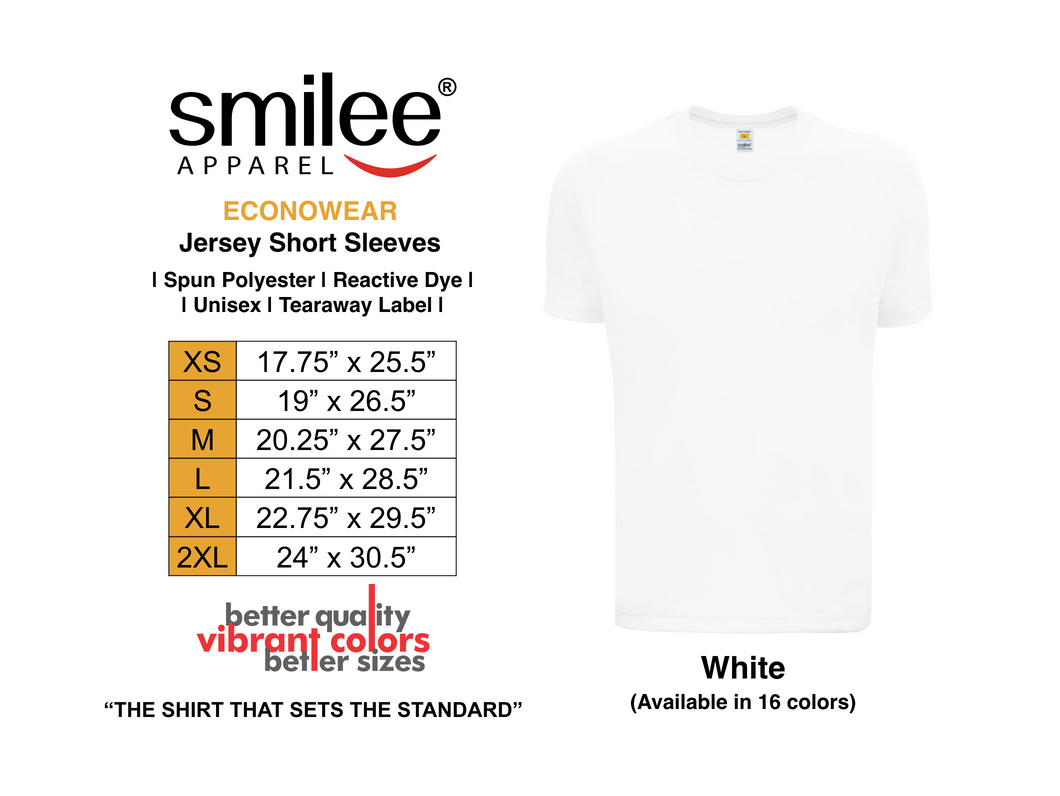 ECONO JERSEY SHORTSLEEVES (WHITE)