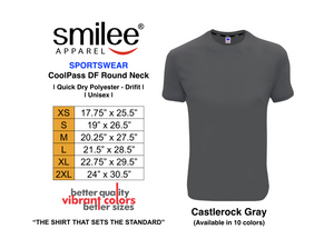 COOLPASS DF ROUND NECK (CASTLEROCK GRAY)