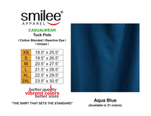 Load image into Gallery viewer, TUCK POLO (AQUA BLUE)
