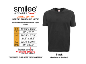 SPECKLED ROUND NECK (BLACK)